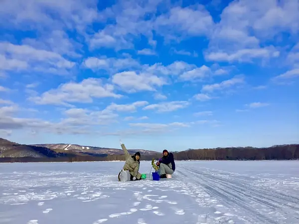 大沼ワカサギ釣り