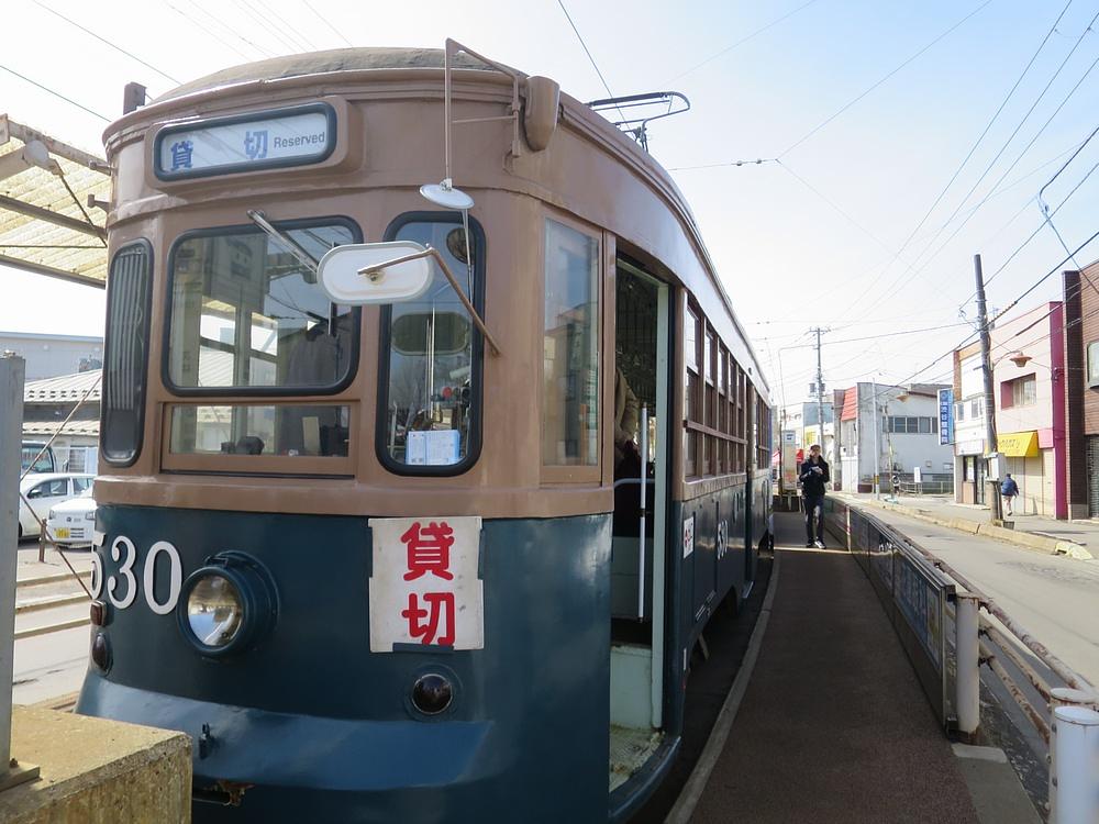 函館市電の貸切運行サービス