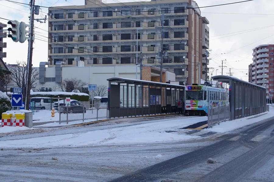 市電「十字街」電停