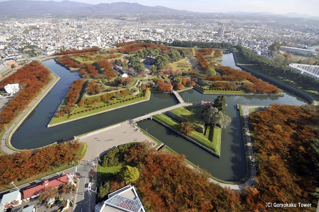箱館戦争の舞台になった星形の五稜郭