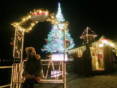 光あふれるクリスマス、函館ナイトウォーク